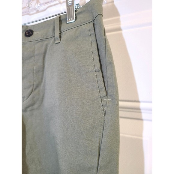 ASOS Chino Shorts Button Fly Womens 28" Waist Khaki Green New - Picture 3 of 10